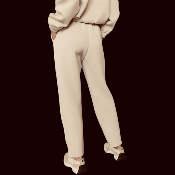 NWOT Böhme (Bohme) PARKER Sweatpants In Bone / Cream Size Medium - Picture 2 of 10